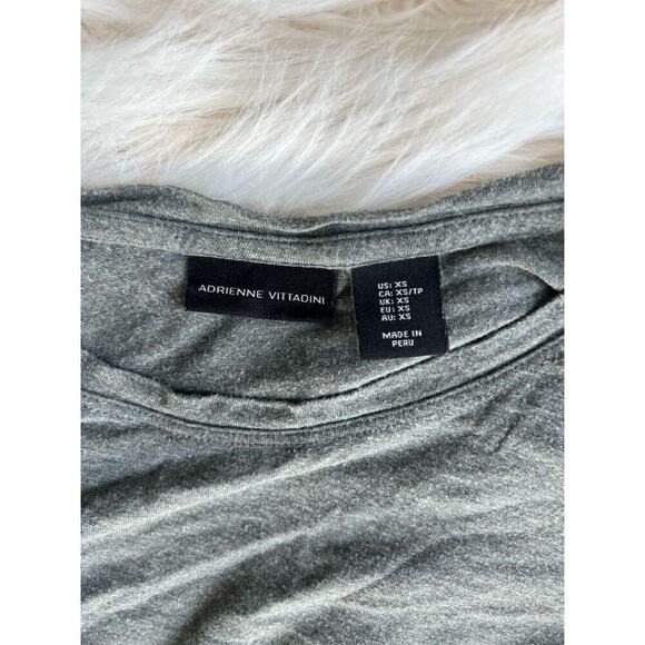 Adrienne Vitadinni Olive Green Long Sleeve T-Shirt | Sz XS - Picture 4 of 4